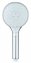 Duschkopf Mod. Water Saving, 12 cm, chrom, ABS, weiß, 3 Funktionen, wassersparend - 1