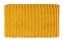 Badteppich Mod. Solivo, senfgelb, Polyester/Baumwolle, 50x80 cm, rutschhemmend beschichtet, schnelltrocknend - 1