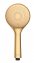 Duschkopf Watersaving Gold matt, Universal-Handbrause, Ø 11 cm, 3 Strahlarten - 1