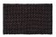 Badteppich Mod. Ecoli, schwarz-anthrazit, Polyester/Baumwolle, 50x80 cm, rutschfest beschichtet, schnelltrocknend - 1