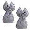Raumentfeuchter Mod. Katze, 2er Set, schwerer Türstopper - 1