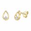 Ohrstecker 585/- Gelbgold glanz Zirkonia günstig online kaufen