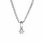 Halskette Gold 585 mit natürlichem Brillant 0,05 ct. - 1