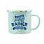 Echter Kerl Emaille Becher Rainer - 1