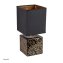 Lampe 35 cm schwarz/gold - 1