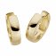 Ohrringe Gold 585 hochglanzpoliert 3,4mm Breite, 13,2mm Durchmesser - 1