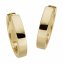 Ohrringe Gold 585 hochglanzpoliert 3,1mm breit, 15,2mm Durchmesser - 1