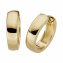 Ohrringe Gold 585 hochglanzpoliert 3,9mm breit, 15,2mm Durchmesser - 1
