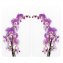 Herdabdeckplatte Universal Mod. Orchideenblüte, 2er Set, für alle Herdarten geeignet - 1