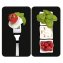 Herdabdeckplatte Universal Mod. Caprese, 2er Set, für alle Herdarten geeignet - 1