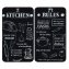 Herdabdeckplatte Universal Mod. Kitchen Rules, 2er Set, für alle Herdarten geeignet - 1