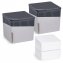 Raumentfeuchter Mod. Cube Grau 1000 g, 2er Set, beugt Schimmel und Gerüchen vor - 1
