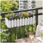 Blumenkasten mit Wasserspeicher Nessa 50 cm Weiß - 1