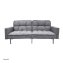 Schlafsofa Brigga Leinen Grau - 1