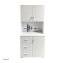 Badschrank Blanca Wellness Motiv Steine - 1