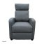 Relaxsessel Corrado Leinen Grau - 1