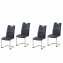 Schwingstuhl 4er Set PU schwarz DannyC - 1