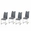 Schwingstuhl 4er Set PU grau DannyC - 1