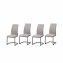 Schwingstuhl 4er Set PU cappuccino SallyP - 1