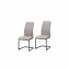 Schwingstuhl 2er Set PU cappuccino SallyP - 1