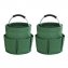 Universal Garten Caddy 16 l, Grün, 2er Set, mit 6 Außentaschen für Gartenwerkzeug - 1