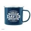 Echter Kerl Emaille Becher David - 1
