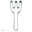 Ausstechform Gabel Tiere - 1