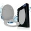 WC Sitz Mod. Samos Concrete Grey, Toilettendeckel mit Absenkautomatik - 1