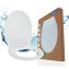 WC Sitz Mod. Kos Weiß, Toilettendeckel mit Absenkautomatik - 1