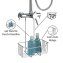 Thermostat-Dusch-Caddy Mod. Milo Edelstahl, rostfrei - 1