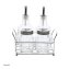 Menage-Set unbefüllt 5 Teile Glas/Metall - 1