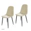 Esszimmerstuhl Kunstleder 2er Set Savannah Creme - 1