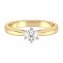 Ring 585 Gelbgold mit im Labor gezüchtetem Diamanten günstig online kaufen