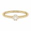 Ring 585 Gelbgold mit im Labor gezüchteten Diamanten - 1