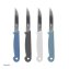 Gemüsemesser-Set, 4-teilig farbig - 1