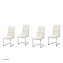 Schwingstuhl 4er Set PU creme DannyC - 1