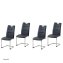 Schwingstuhl 4er Set PU schwarz DannyC - 1
