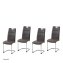 Schwingstuhl 4er Set PU braun DannyC - 1