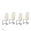 Schwingstuhl 4er Set PU creme DannyP - 1