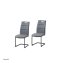 Schwingstuhl 2er Set PU grau DannyP - 1