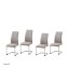 Schwingstuhl 4er Set PU cappuccino SallyC - 1