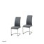 Schwingstuhl 2er Set PU grau SallyC - 1