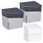 Raumentfeuchter Mod. Cube Grau 1000 g, 2er Set, beugt Schimmel und Gerüchen vor - 1