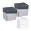 Raumentfeuchter Mod. Cube Grau 500 g, 2er Set, beugt Schimmel und Gerüchen vor - 1