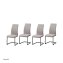 Schwingstuhl 4er Set PU cappuccino SallyP - 1