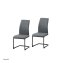 Schwingstuhl 2er Set PU grau SallyP - 1