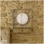 Wandspiegel mit Schublade Industrial Design aus Metall und Holz - 1