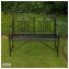 Gartenbank Schwarz Metallbank Celia - 1