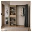 Offene Garderobe mit Vorhang Sonoma - 1