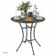 Gartentisch Ivo Metall Blau - 1